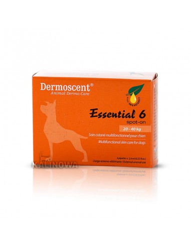 Essential 6 spot-on, psy 20-40 kg - Dermoscent