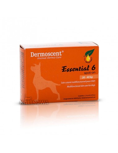 Essential 6 spot-on, psy do 10 kg - Dermoscent