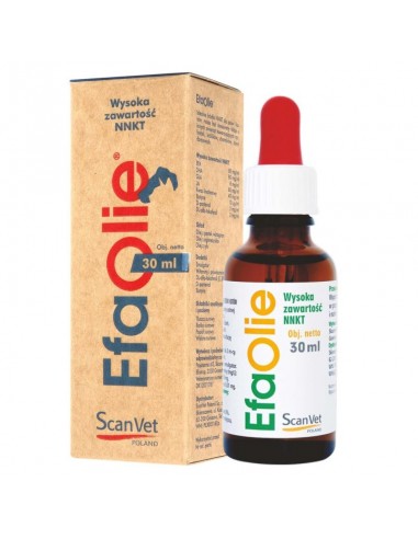 EFA Olie - biotyna, NNKT, pantenol, wit E - 30 ml - ScanVet
