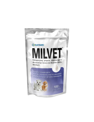 Milvet 100 g - mleko zastępcze dla szczeniąt i...