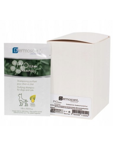 PYOclean Dermoscent szampon pies kot 15 ml...