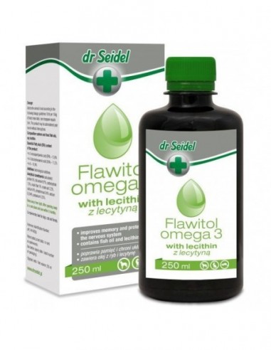 Flawitol Omega 3 z lecytyną Dr Seidel 250 ml - DermaPharm