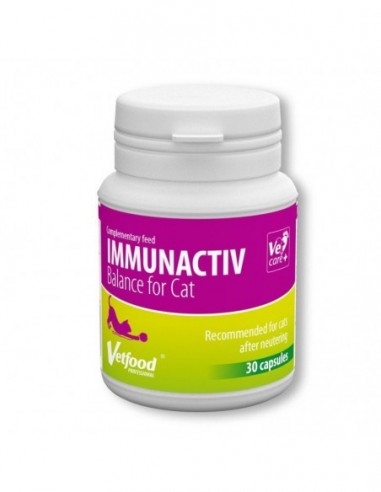 Immunactiv Balance dla kota 30 kaps - Vetfood