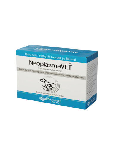 NeoplasmaVet 40 kaps wsparcie przy nowotworach - Biowet