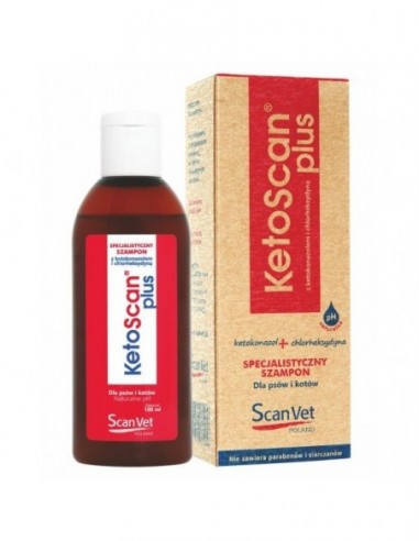 KetoScan Plus szampon 100 ml - ScanVet