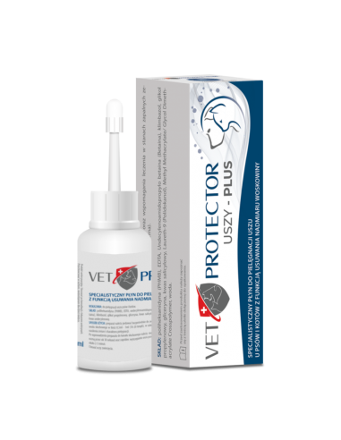 Vet Protector Uszy - Plus 50 ml - JM Sante