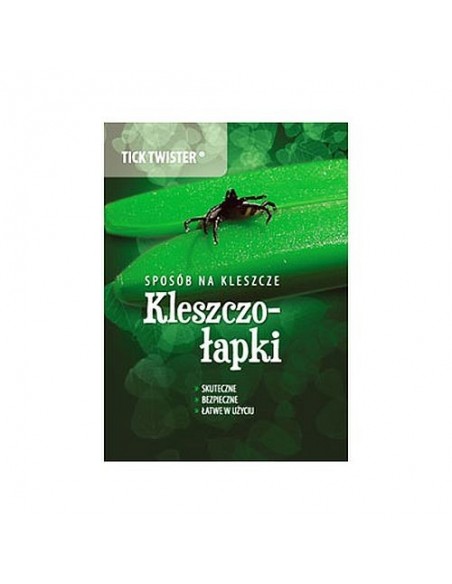 Kleszczołapki TICK TWISTER do usuwania kleszczy u ludzi i zwierząt - H3D