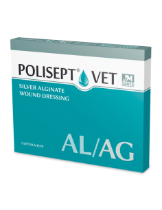 Polisept Vet AL/AG opatrunek alginianowy ze srebrem 3 szt...