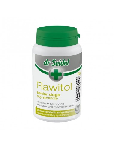 Flawitol dla psów seniorów Dr Seidel 60 tabl -...