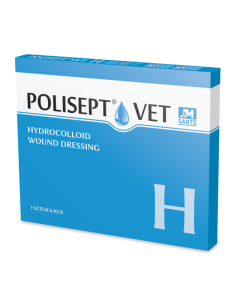 Polisept Vet H opatrunek hydrokoloidowy 3 szt - JM Sante