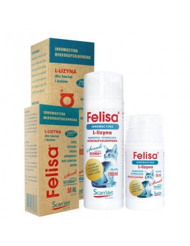 Felisa L-lizyna dla kotów 100 ml - ScanVet