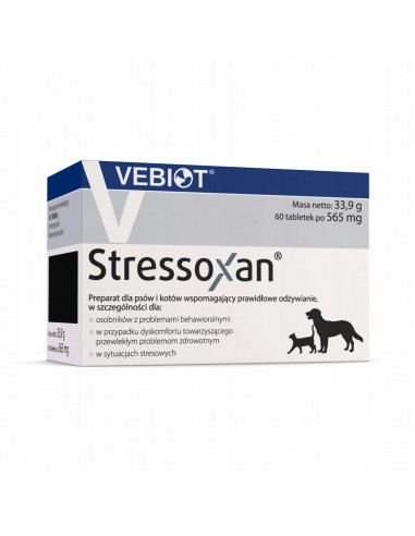 Vebiot Stressoxan 60 tabletek - uspokojenie...