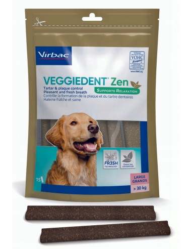 VEGGIEDENT ZEN L (30-60 kg) 15 gryzaków...