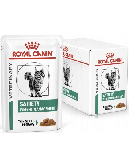 ROYAL CANIN VET SATIETY Weight Management Feline 12 x 85g - odchudzająca