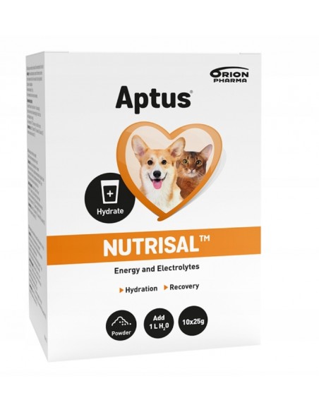 Aptus Nutrisal elektrolity dla psa i kota - 10 saszetek po 25 g