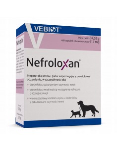 Vebiot Nefroloxan Preparat dla psa i kota 60 kaps