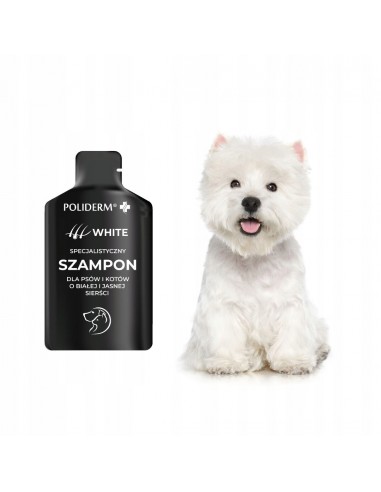 Szampon Poliderm White dla kota, dla psa 15 ml