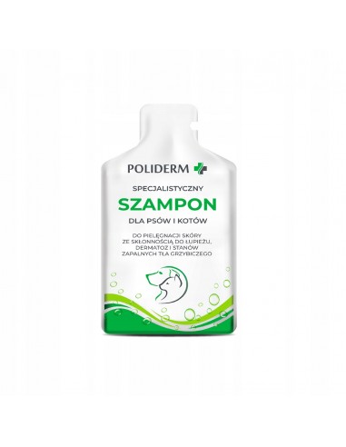 Poliderm Szampon 15 ml dla kota, dla psa