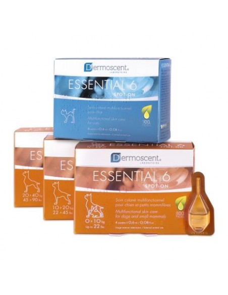Essential 6 spot on 10-20 kg pies Dermoscent