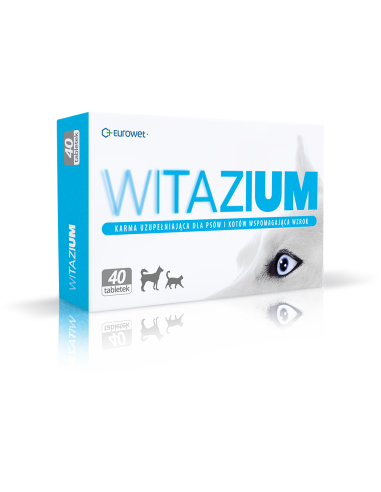 Witazium 40 tabl - wspomaganie wzroku dla psów...