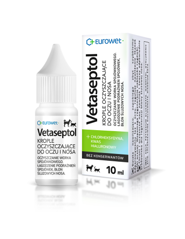 Vetaseptol 10 ml krople do oczu, nosa - Eurowet