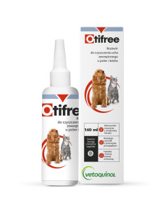 Otifree 160 ml - do pielęgnacji uszu - Vetoquinol