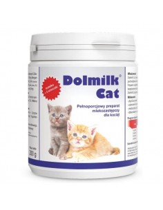 Dolmilk Cat 200 g - Dolfos z butelką i smoczkami