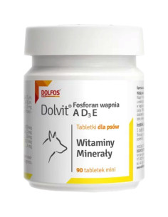 Dolvit Fosforan wapnia AD3E mini 90 tab. - Dolfos