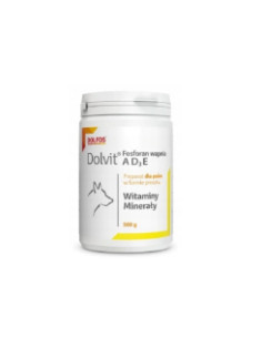 Dolvit Fosforan wapnia AD3E 500 g proszek- Dolfos
