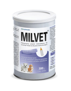 Milvet 300 g z butelką - mleko zastępcze dla szczeniąt...