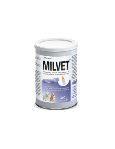 Milvet 300 g z butelką - mleko zastępcze dla...